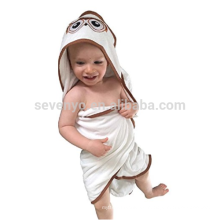 Stupefied Owl Baby Hooded Towel Bundle incluye Bamboo Baby Hooded Towel, Bamboo Wash Cloth, suave y absorbente